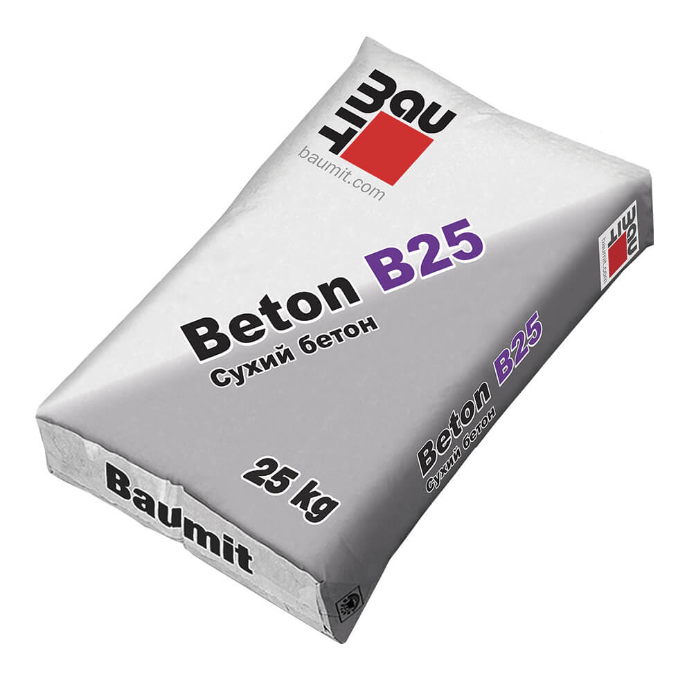 Модифікована бетонна суміш Baumit Beton B25 - Леодім Модифікована бетонна суміш Baumit Beton B25