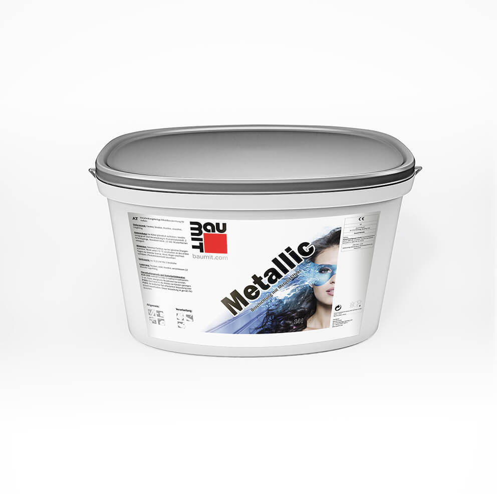 Фарба з ефектом "металік" Baumit Metallic - Леодім Фарба з ефектом "металік" Baumit Metallic