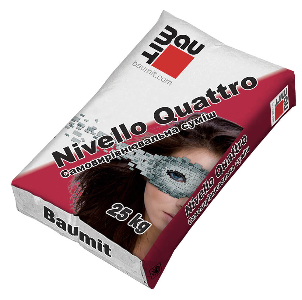 Нівелююча суміш для підлог Baumit Nivello Quattro - Леодім Нівелююча суміш для підлог Baumit Nivello Quattro