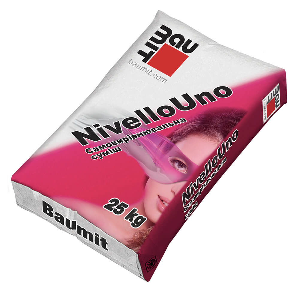 Нівелююча суміш для підлог Baumit Nivello Uno - Леодім Нівелююча суміш для підлог Baumit Nivello Uno