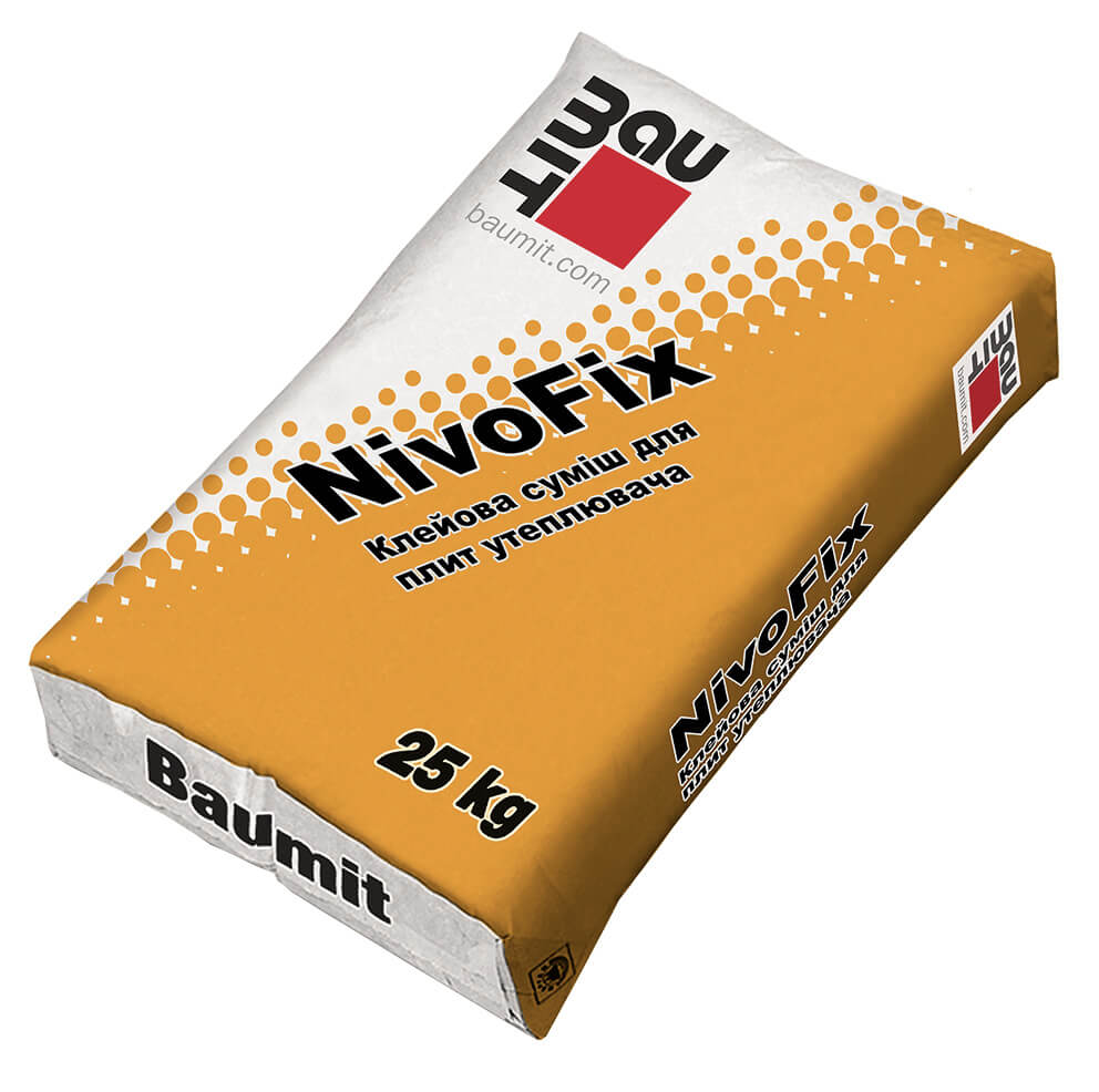 Професійна клейова суміш Baumit NivoFix - Леодім Професійна клейова суміш Baumit NivoFix